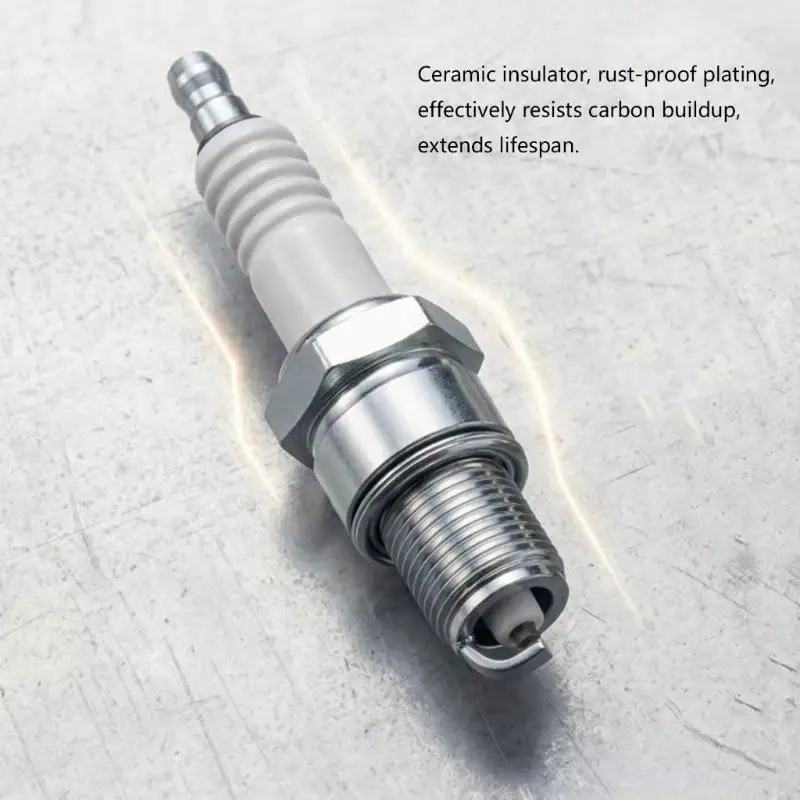 J0MA 2 Cycle Motor Service Part B7HS-10 for Routine Marine Care, 14 mm Thread, 12.7 mm Reach, 1.0 mm Electrode Spacing, 1 Item