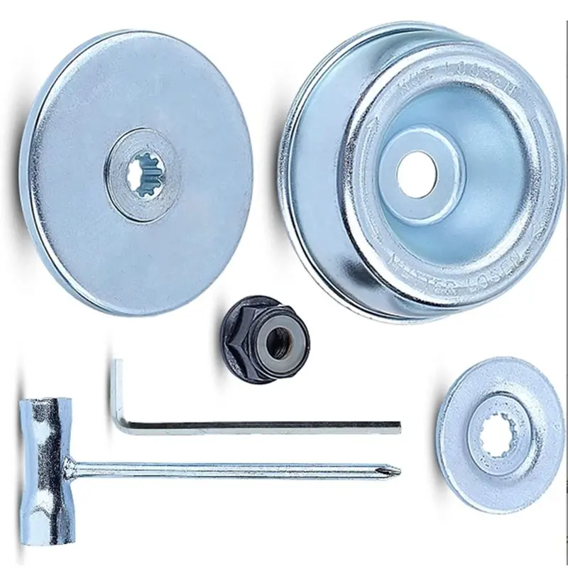 Exquisite-For Stihl Lawnmower Accessories Upper And Lower Pressure Plates, Washers, Protective Covers And Reverse Thread Nuts