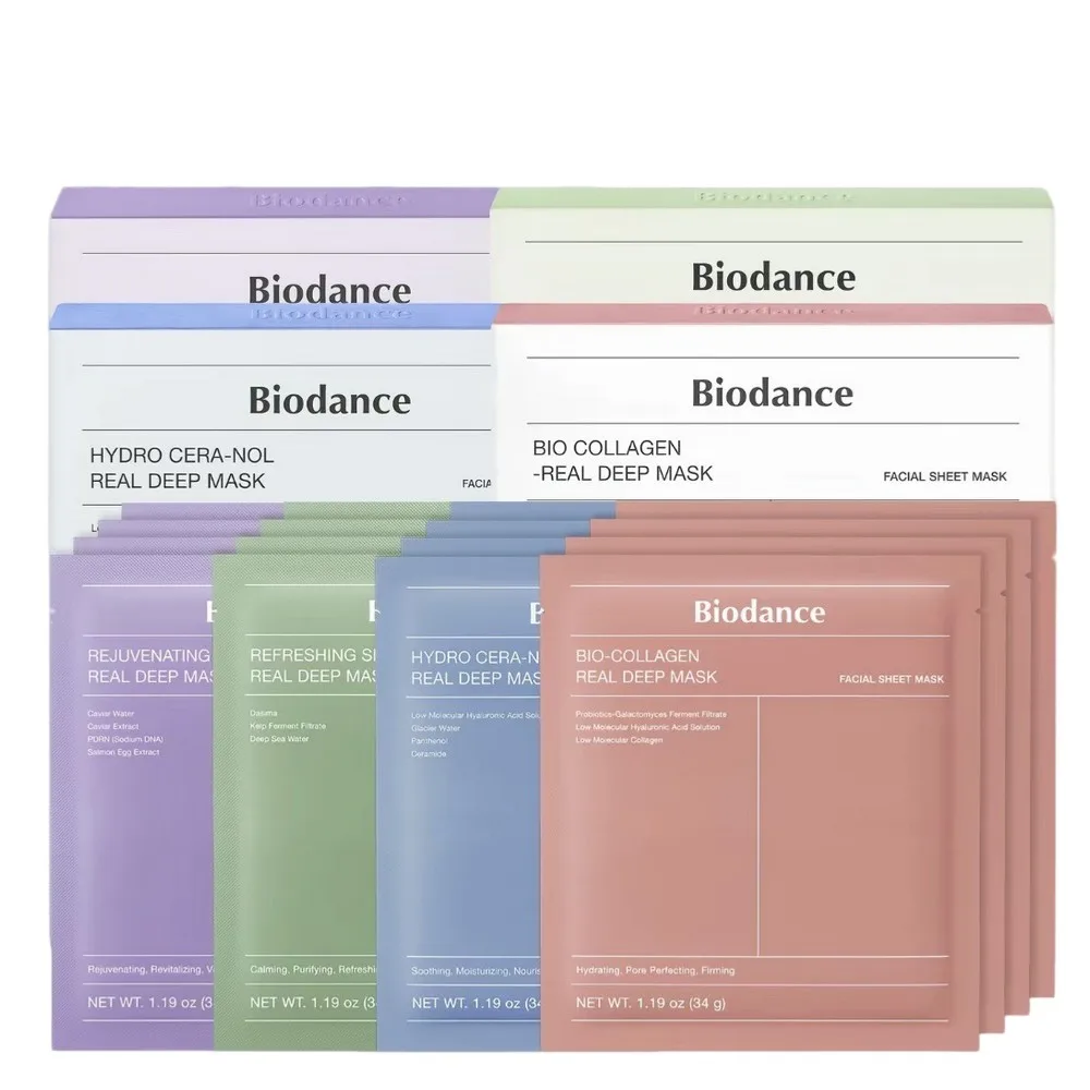 Biodance Bio-Collagen Repairing Gel Mask 50,000 ppm Collagen Enhance Skin Elasticity Shrink Pores Brightening Korean Skincare