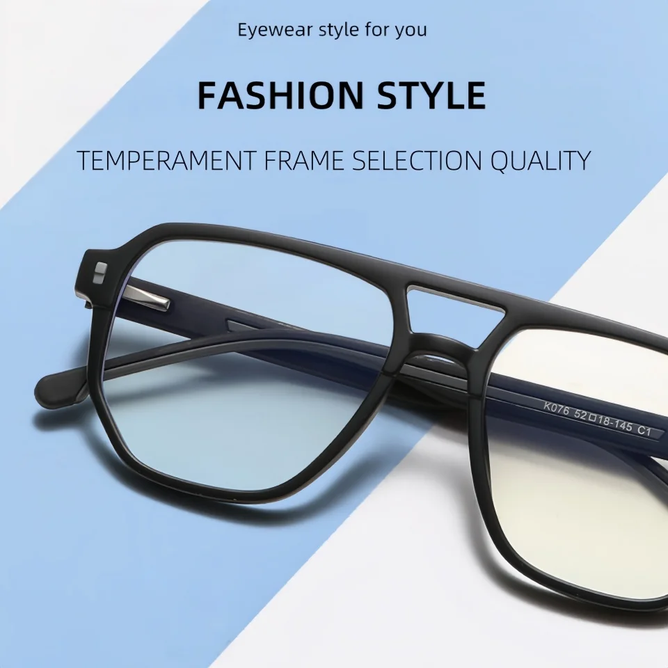 new-retro-trend-pilot-style-frame-fashiona-simple-neutral-daily-computer-reading-office-decoration-optical-prescription-glasses