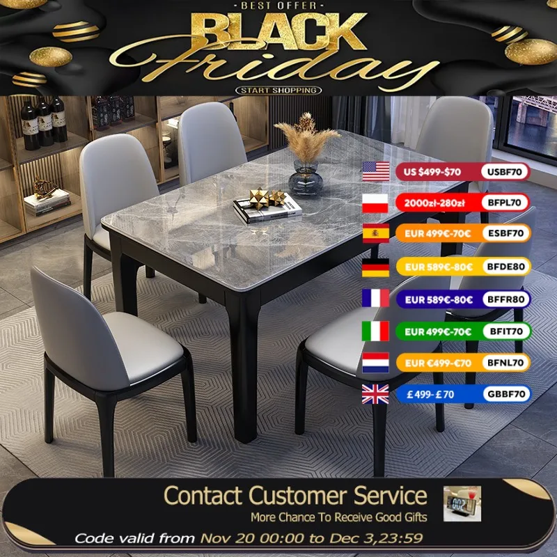 

Nordic Household Dining Table Rectangular High Wood Solid Dining Table Apartment 4 Chairs Mesas Para Comedor Furniture Home