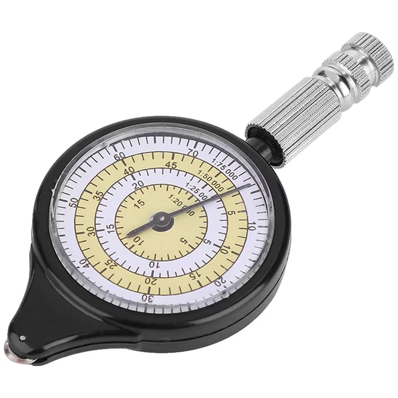 AA63 HOT Mini แผนที่กลางแจ้ง-Measurer ระยะทาง CACULATOR Mapping เครื่องมือล้อโลหะสําหรับ Camping Hiking Travel