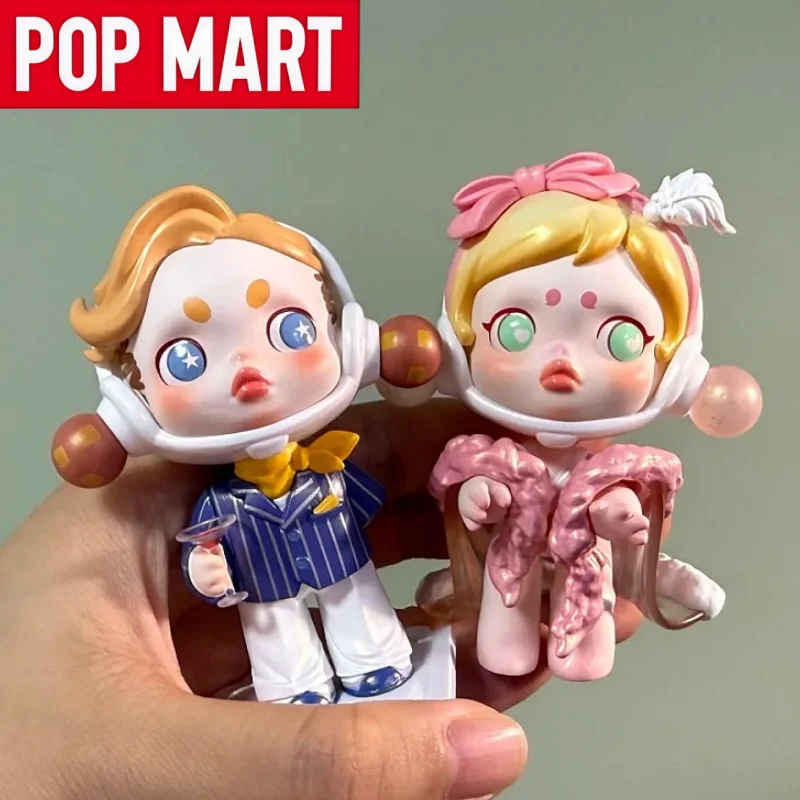 

POP MART Оригинальная серия Skullpanda ACTION! РЕЗЬ! Слепая коробка Kawaii аниме фигурка модная игрушка кукла модель орнамент девушка праздничный подарок