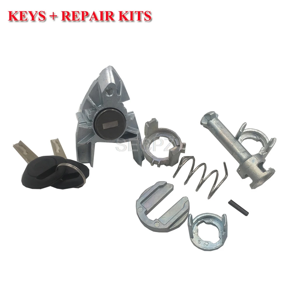 1 SET  for BMW X5 E53 X3 E83 DOOR LOCK CYLINDER REPAIR KIT FRONT LEFT Keys + repair kits 51217035421 7035421 51217019975