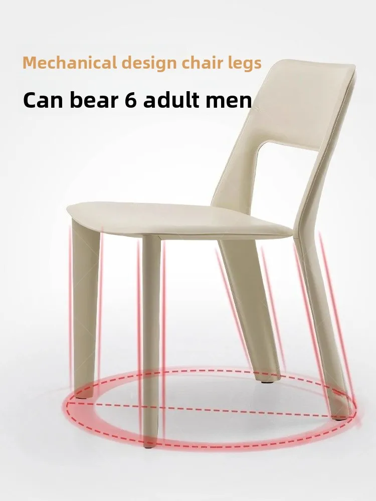 

Modern Simple Dining Chair Italian Minimalist Nordic Home Restaurant Luxury Stool New