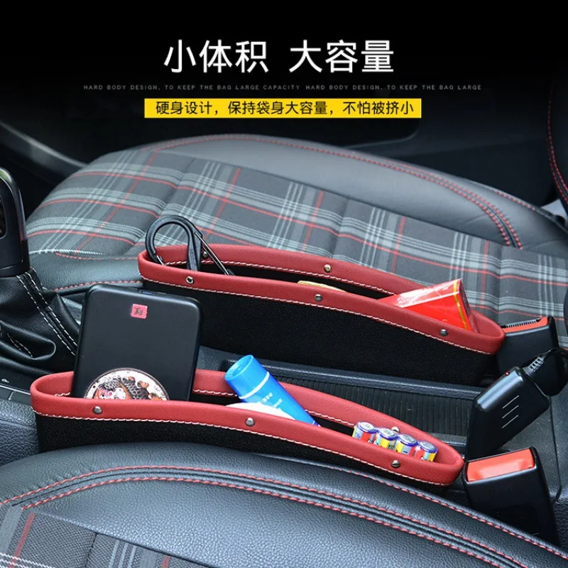 Car Seat Gap Organizer Filler Auto Central Consoles Organizer Storage Pocket Universal Car Accessories Interior for Women