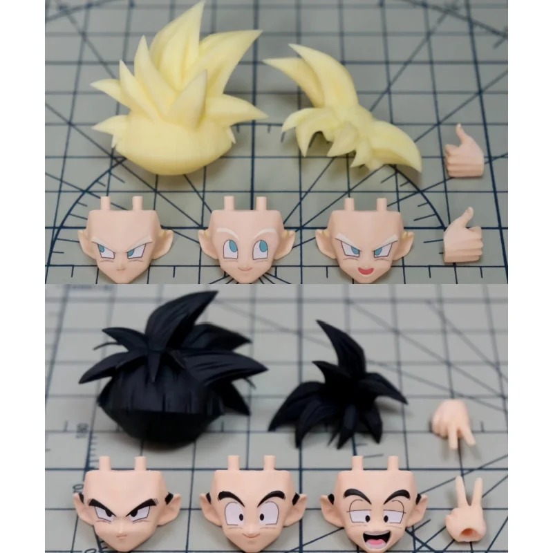 

Air&Hm Ah001 Ah003 Dragon Ball Z Shf Gohan Hair Action Figure Headsculpts Hair Accessories Kit Collectible Toys Gifts For Fans