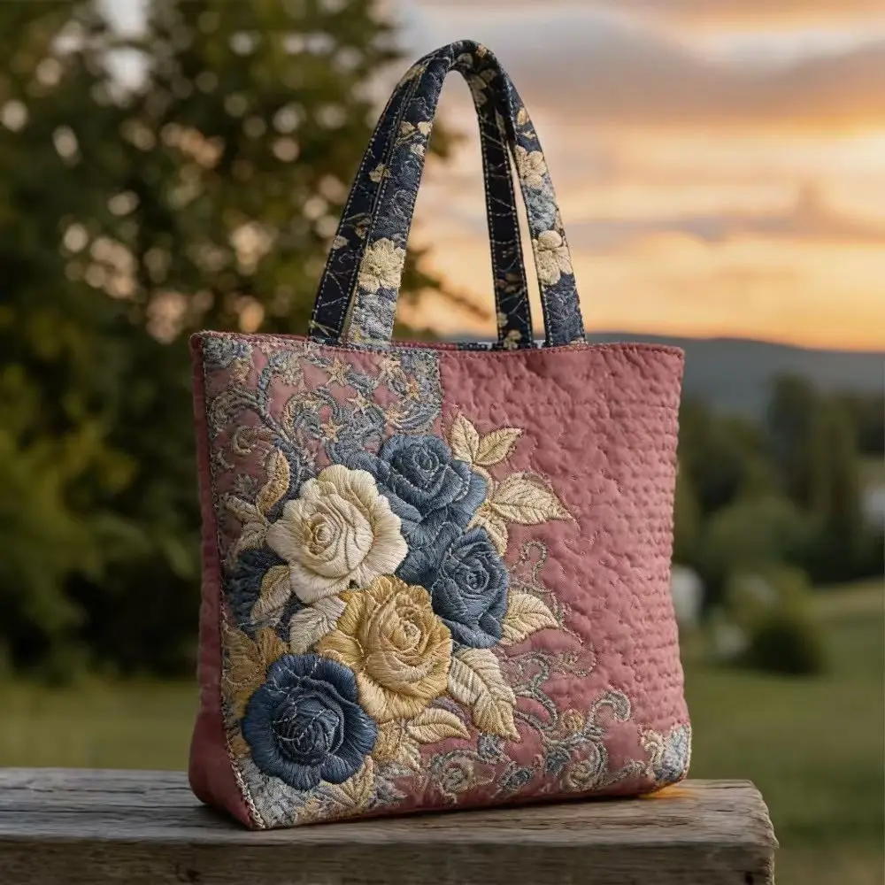 3D Printed Quilted Tote Bag Shopping Bags Gifts Shoulder Bag Handbag Sport Bag elegant Travel Beach Hiking Camping
