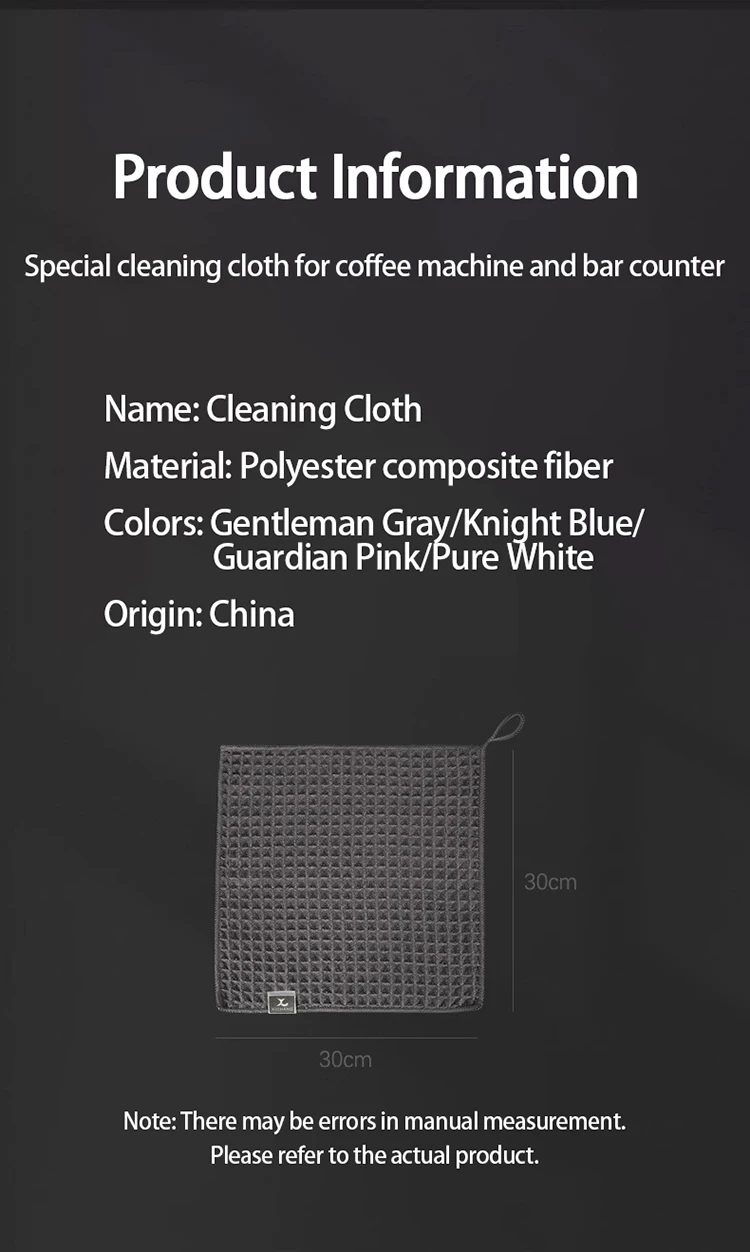 1/2/4 Stück Reinigungstuch für Kaffeebar, Barista Superabsorbierendes Mikrofaser-Reinigungstuch für Küche, Haushalt, Kaffeemaschinen-Reiniger MB01 – Detail 11