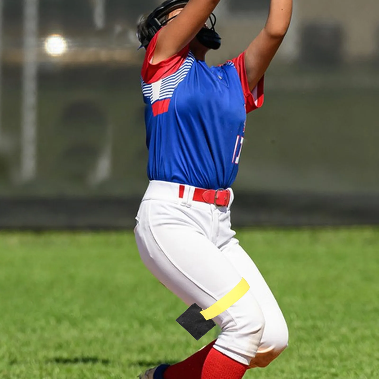 

Softball Pitching Training Tape Belt Replaceable Leg Strap Polyester Beginner Friendly Adjustable Fit Sports Equipment