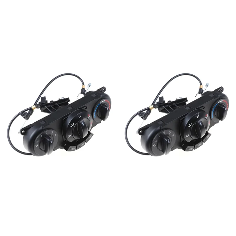 

2X A/C Heater Control Panel 96615408 Air Conditioner Climate Switch Component For Daewoo Lacetti Nubira Optra Excelle