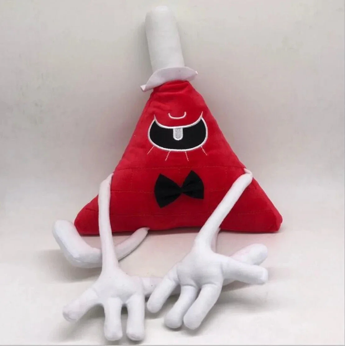 Bill Cipher-muñeco de peluche para niños, juguete de dibujos animados, juegos de anime, regalo de cumpleaños y Navidad, 28cm