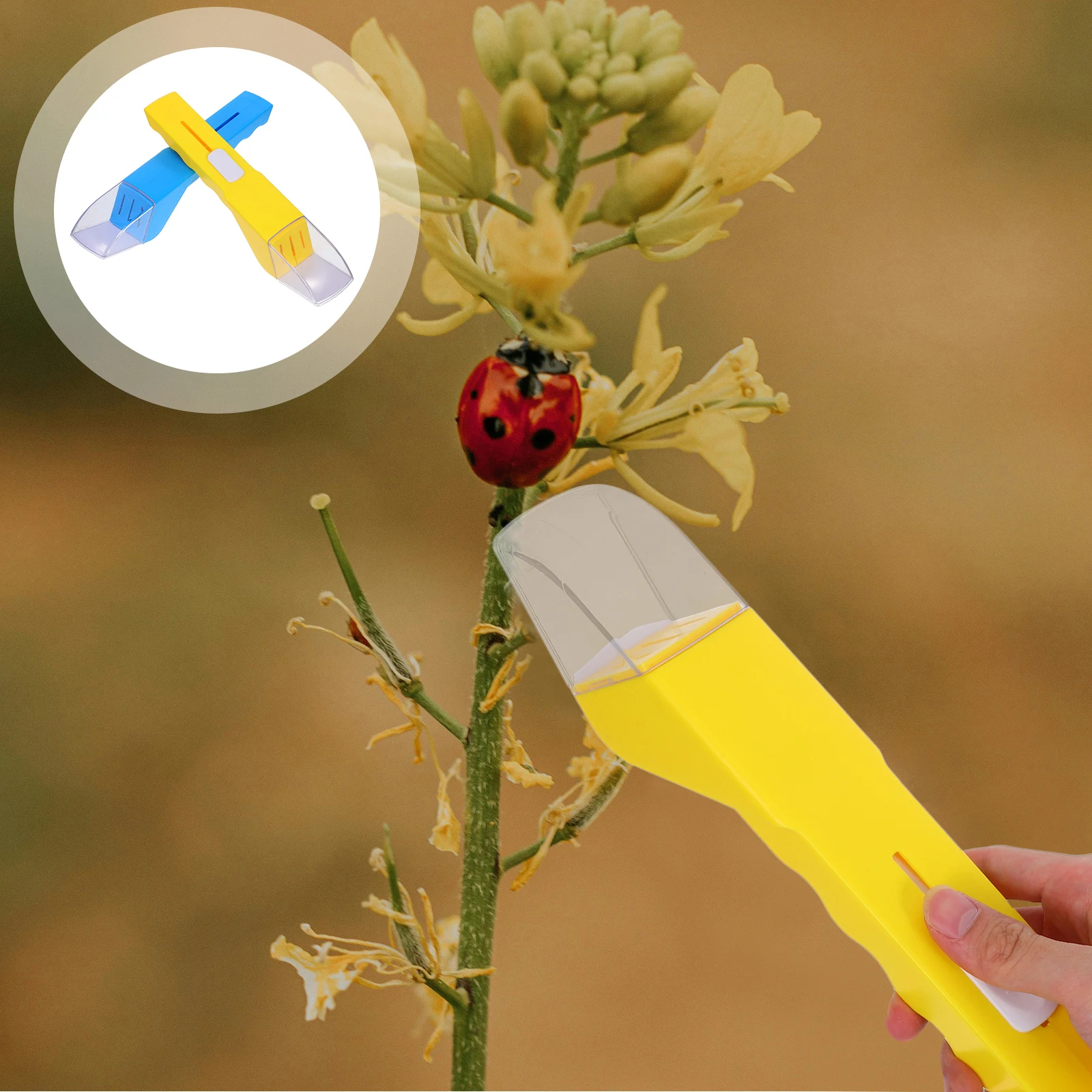 

2Pcs Handheld Bug Catcher Safe Insect Capturing Device for Home Garden Butterfly Spider Beetle Catching Nature Exploration Kit