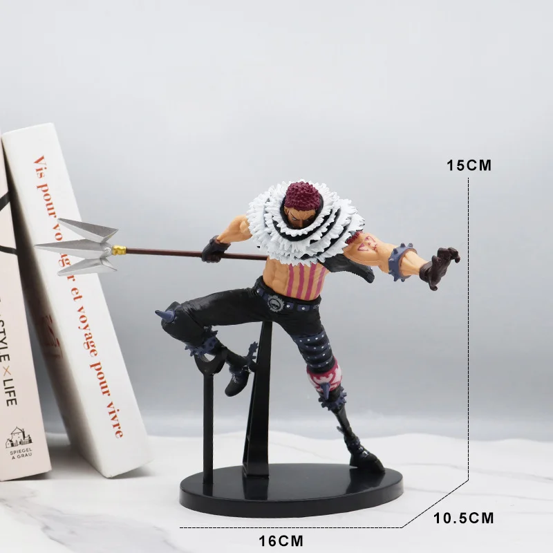 15cm One Piece Anime Character Katakuri Doll PVC Model Doll Collection Toy Gift for Children