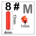 8 cylinder red M