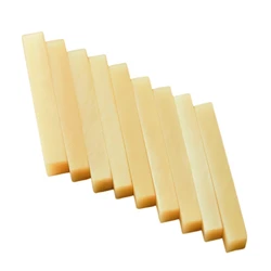 10X Bone Guitar Nut for 55x6x10mm Unbleached Luthier Saddle Bridge