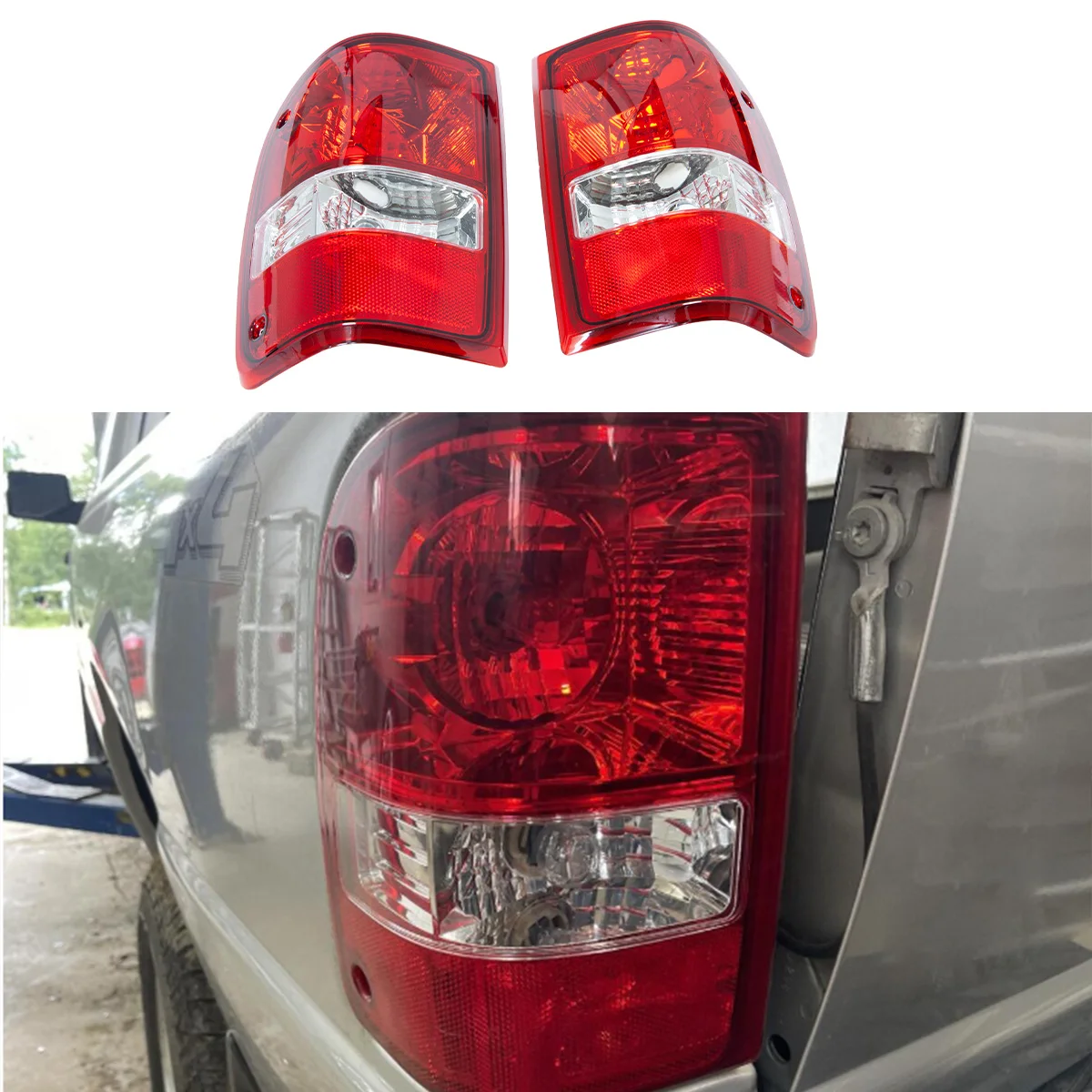 Car Tail Light Rear Brake Sign Warning Lamp Left or Right Side Compatible With Ford Ranger 2006-2011 6L5Z13404A 6L5Z13405AA