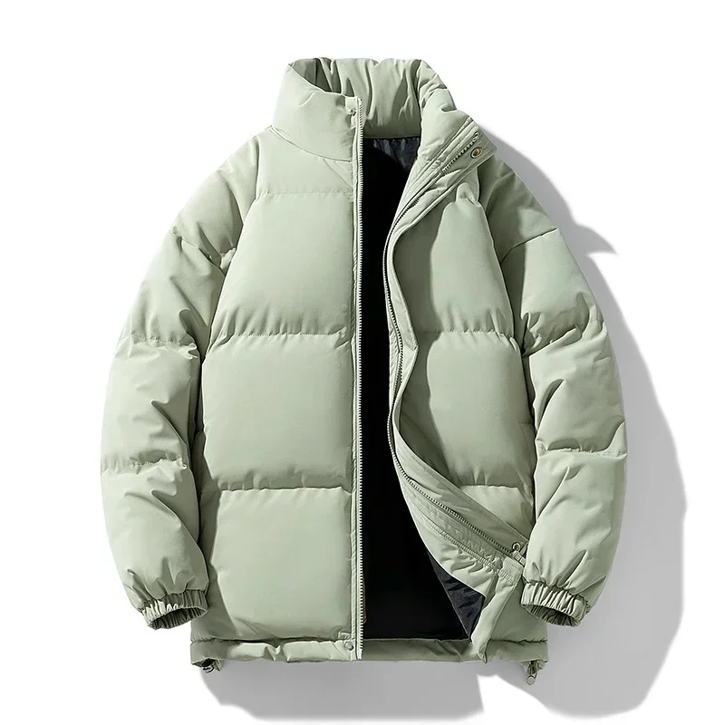 Jaqueta puffer grossa masculina, parka quente de inverno, plus size, moda casual, casacos, gola alta, roupas de cima, 8XL