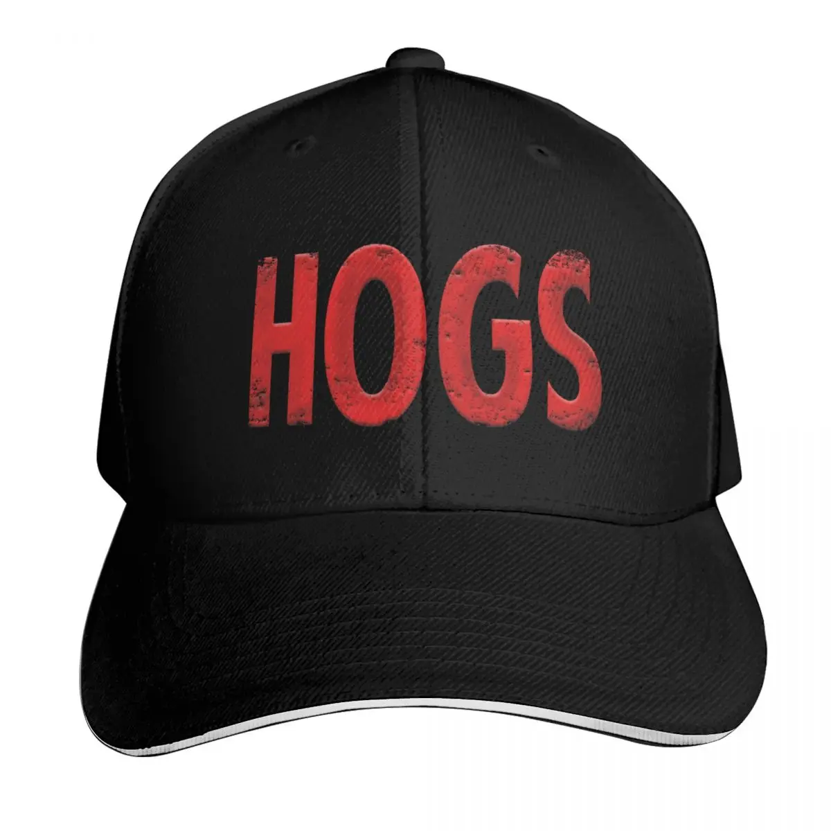 

Distressed Hogs Baseball Cap winter hats for men Golf Wear Trucker Cap sailor cap for men Caps Male Women's