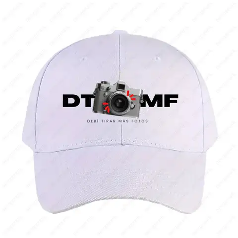 Debi Tirar Más Fotos Vintage Camera Design DTMF Cap Summer Woman Man Adult Casual Adjustable Printed Baseball Caps Trucker Cap
