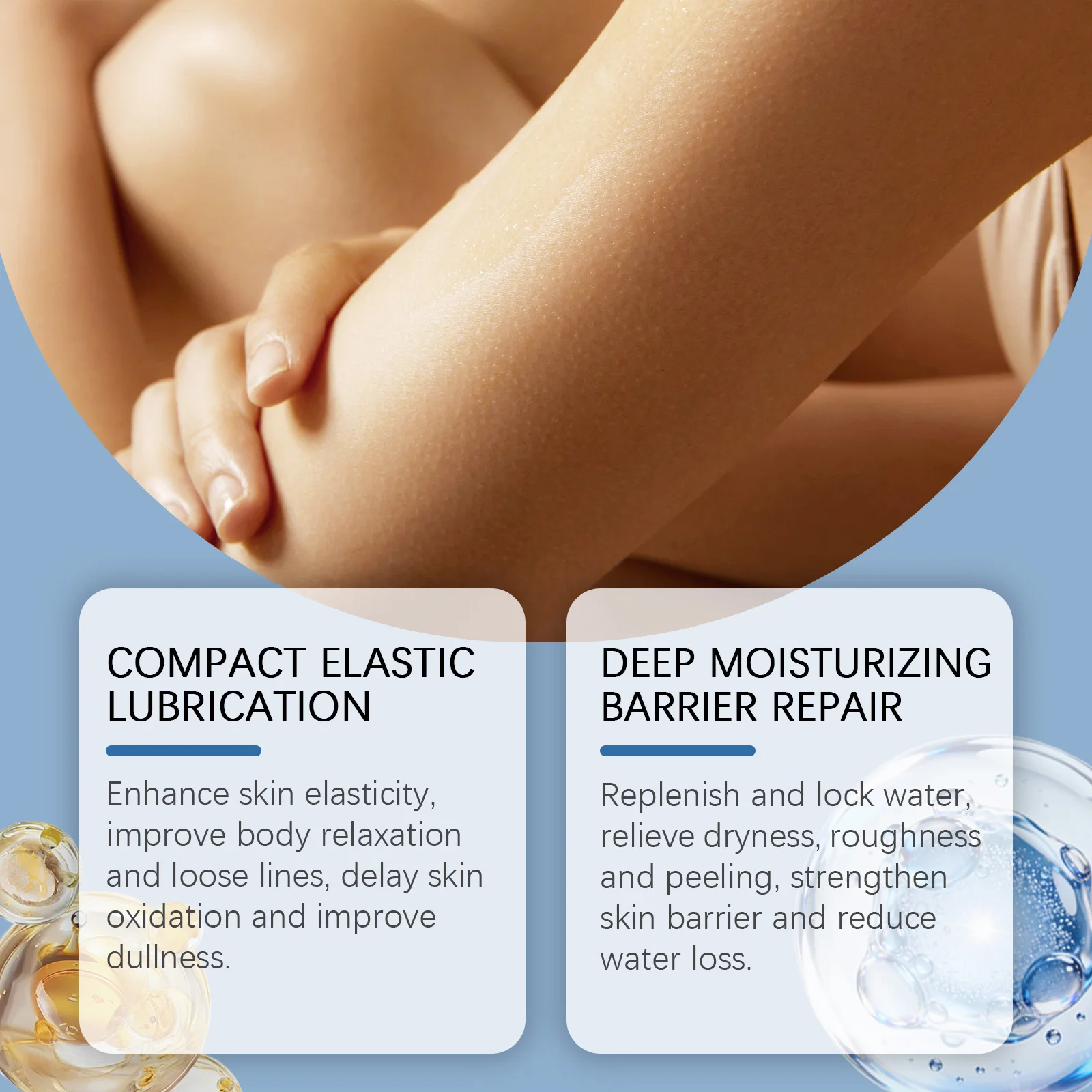 Vitamin E Nourishing Dry Skin Glow Body Oil Lightweight No Greasy Shower Bath Smooth Radiance Cocoa Butter Moisturizing Body Oil