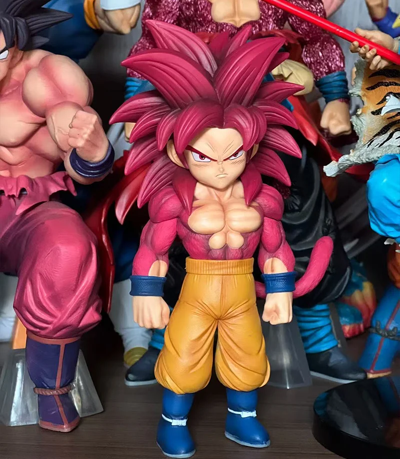 Anime Dragon Ball Daima Son Goku Vegeta Super Saiyan 4 Cute Figure Ssj4 Model Toy Pvc Figurine Decorative Toy Boys Gifts