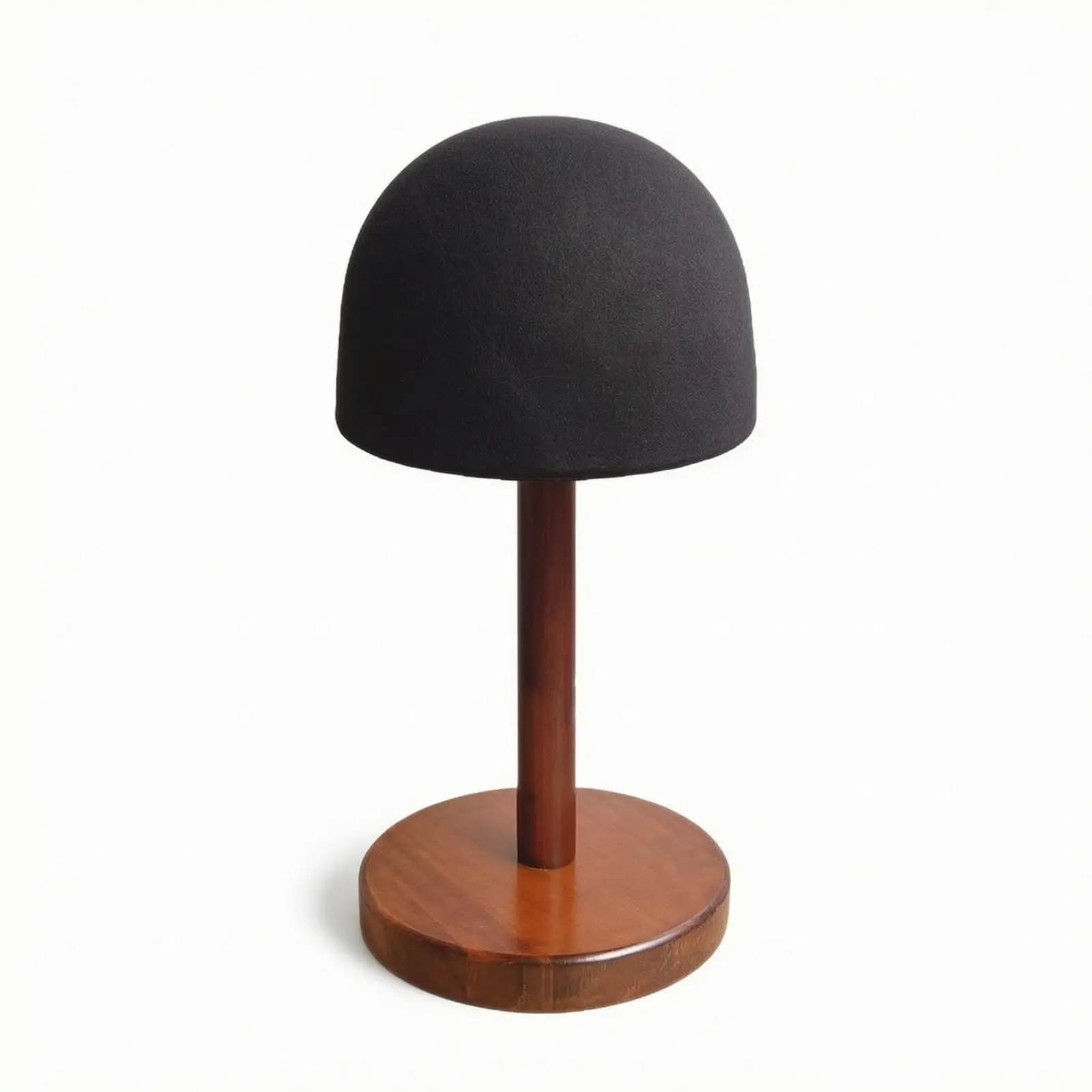 Compact Hat Display Stand Vintage Base Hat Rack Fabric Hat Form for Closet and Shop Display