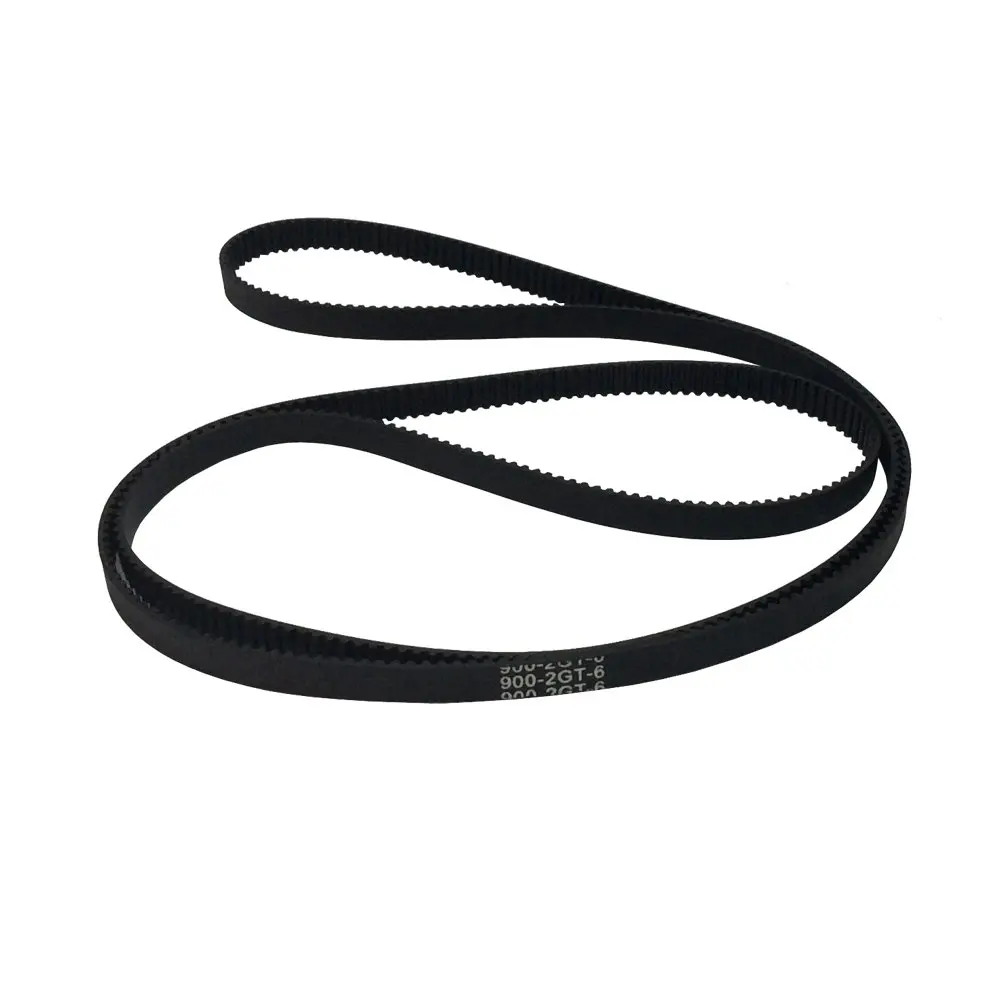 Pack of 2pcs GT2 Driver Belt 900-2GT-6 Timing Belt in Closed Loop Rubber L=900mm W=6mm 450 Teeth