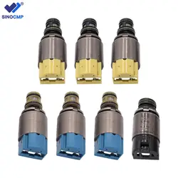 7x Transmission Solenoid Kit 6HP19 6HP26 1068298045 for BMW X3 X5 X6 Z4 325i 328i 525i Audi A4 A6 A8 Q7 Gearbox Solenoid Valves