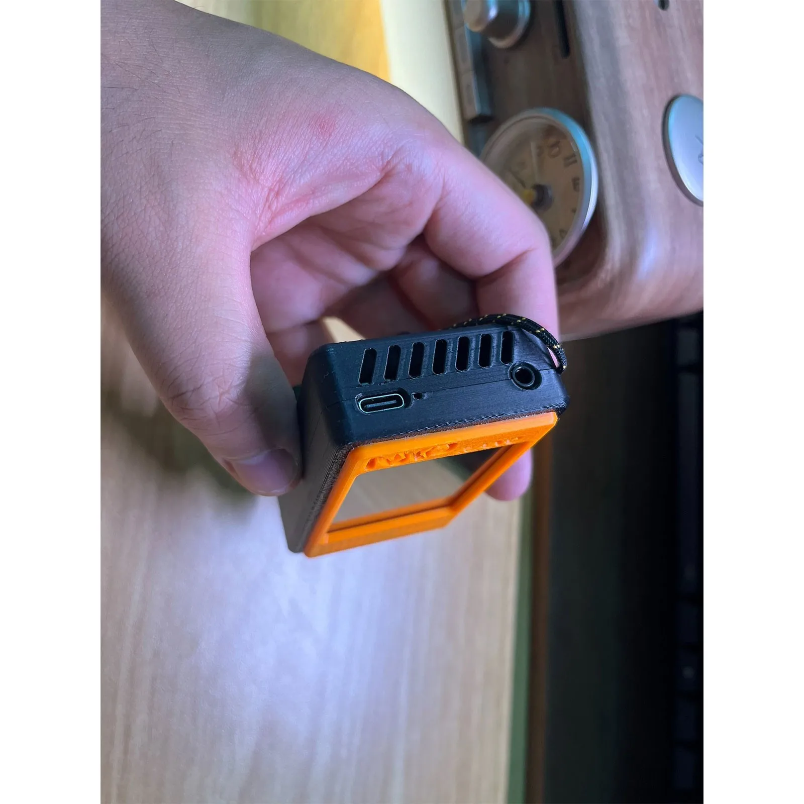 NXP-NANO جهاز استقبال راديو FM محمول 65-108 ميجا هرتز TEF6686 + ESP32 التحكم الرئيسي مع شاشة لمس IPS 2.4 بوصة