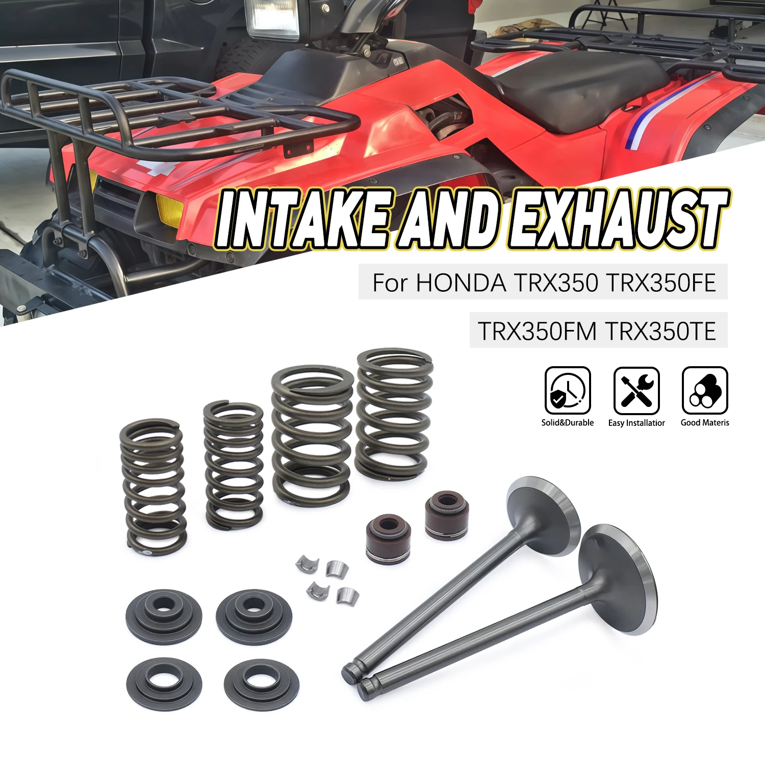 

Motorcyce Parts Intake Exhaust Valves Engine Part kit For HONDA TRX 350 TRX350 valve TRX350 TRX350FE TRX350FM TRX350TE