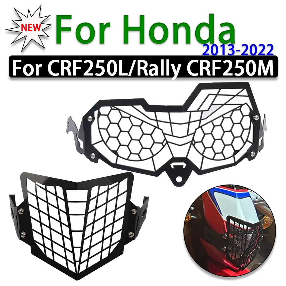 

Headlight Guard Protector Grille Cover For Honda CRF250L CRF250M CRF250 Rally CRF 250 L M CRF 250L 250M 2013 - 2022 Accessories