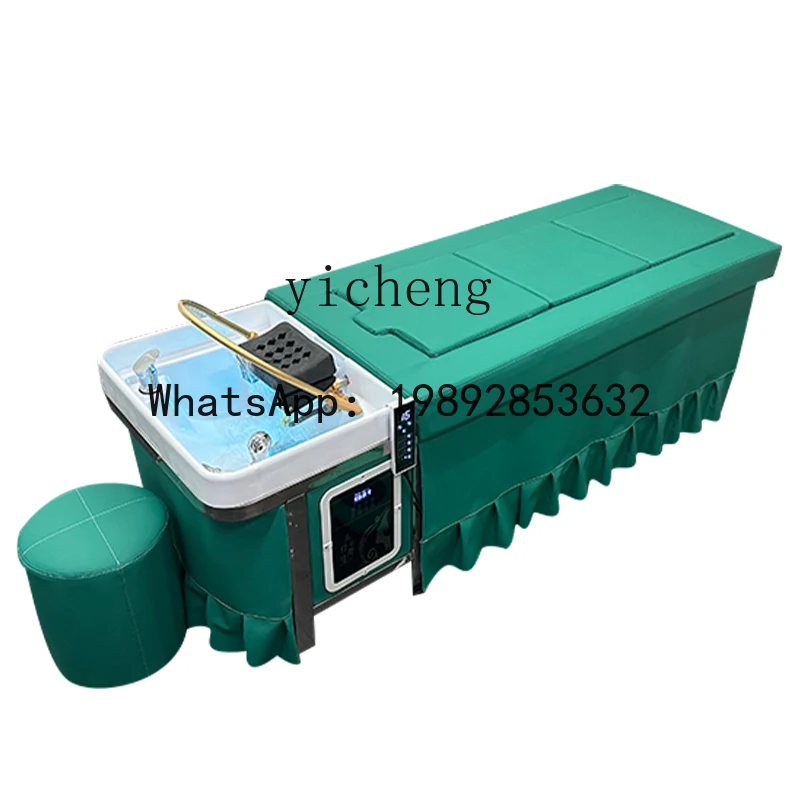 

Automatic Water Circulation Head Therapy Bed Electronic Moxibustion Bed Smokeless Shampoo Massage Couch