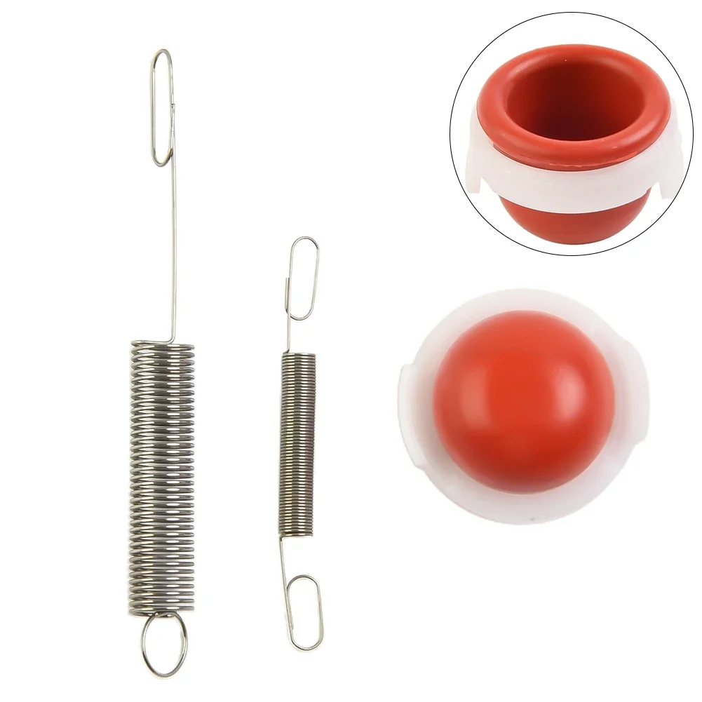 A Assured Package Containing a Red Nonporous Primer Alongside Two Functional Springs For Specific Engine Applications