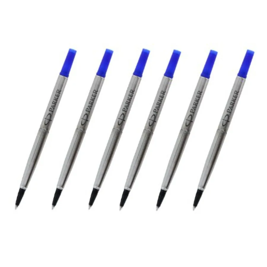 

Rollerball Pen Refill, Medium Point, 0.7 mm, Blue Ink, Pack of 6