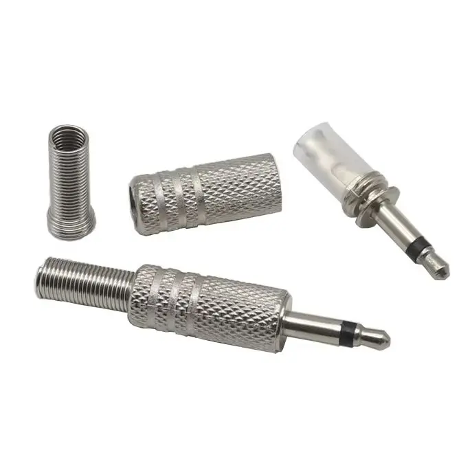 【10-5PCS】2Pole 3Pole 4Pole 3.5 mm Plug Male Stereo Audio Adapter Jack Converter Microphone Headphone Jack Adapter Connector