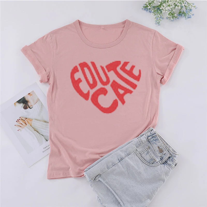 Educate Shirt  Elementary School Teacher tshirts   y2k aesthetic  shirts for women  harajuku