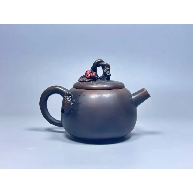 

Чайник для чайной церемонии Jianshui из глины, ручной работы мастера Ма Линя (не исинская цзыша), керамический, для набора для чаепития Кунг-фу