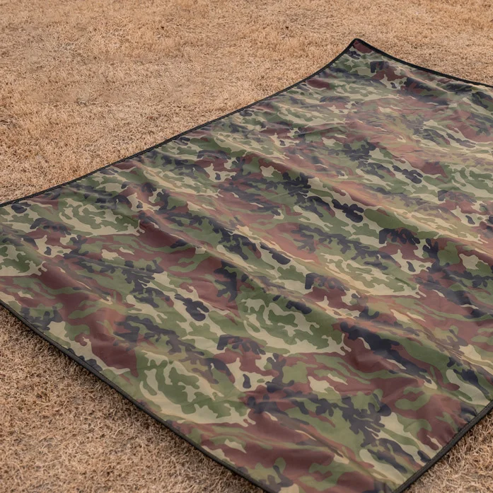 New 1.5x2m Camping Mat Outdoor Picnic Breathable Cushion Camouflage Beach Blanket Folding Set