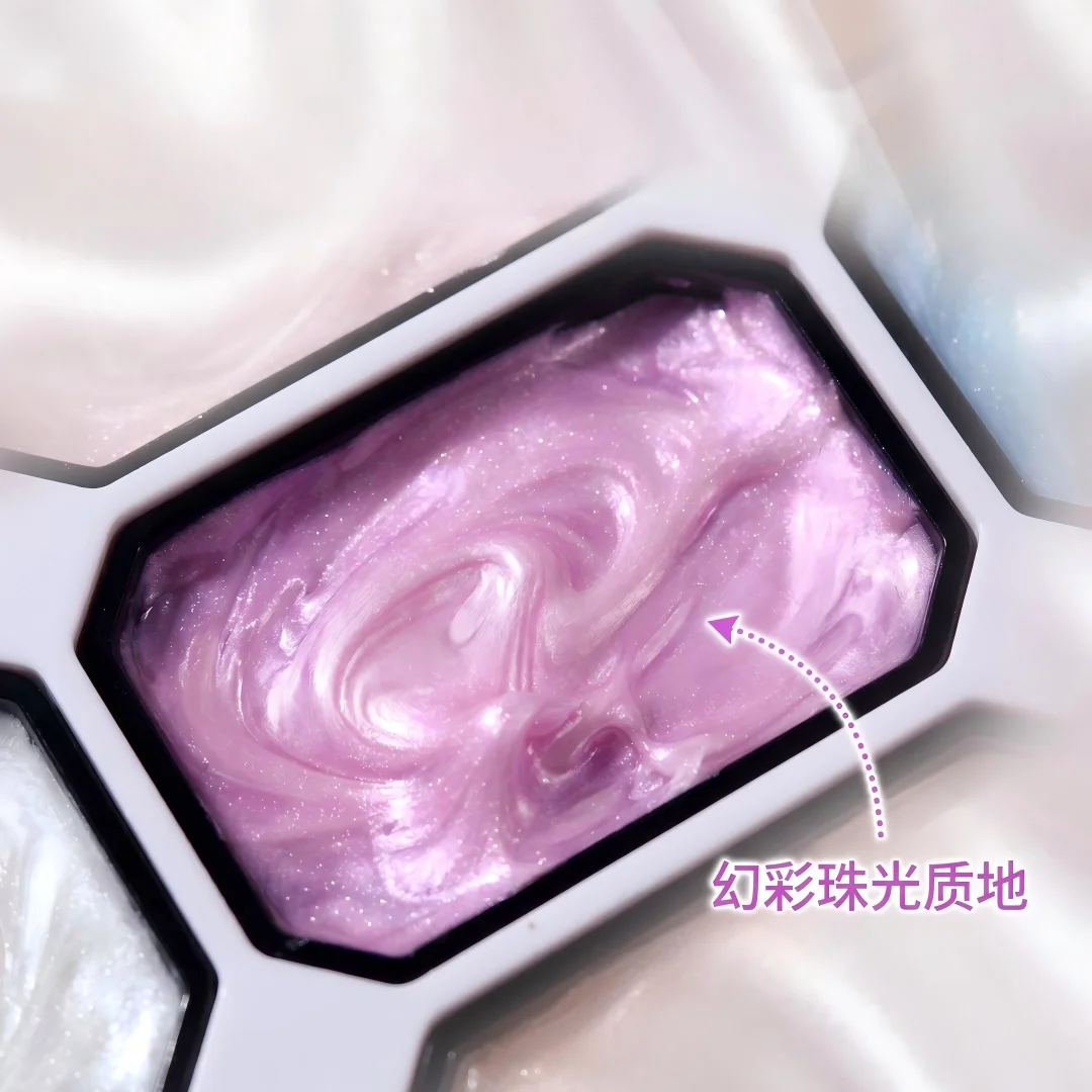 12-grid Dreamy Texture Gel Nails 3D Pearl Acetate Versatile Texture Shaping Gel， fashionable LED nail art kit  , perfect gift view 6