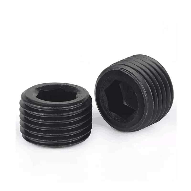 1/8 "1/4" 3/8 "1/2" 3/4 "1" 1-1/4 "1-1/2" BSP NPT متري ذكر Therad الكربون الصلب عرافة المقبس نهاية غطاء التوصيل تركيب الأنابيب