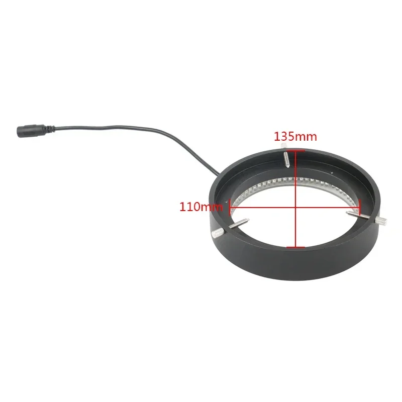 6500K 288 قطعة 152 قطعة LED مصباح المجهر مصباح الإضاءة مع وحدة تحكم AC90V-240V للمجهر ثلاثي العينيات
