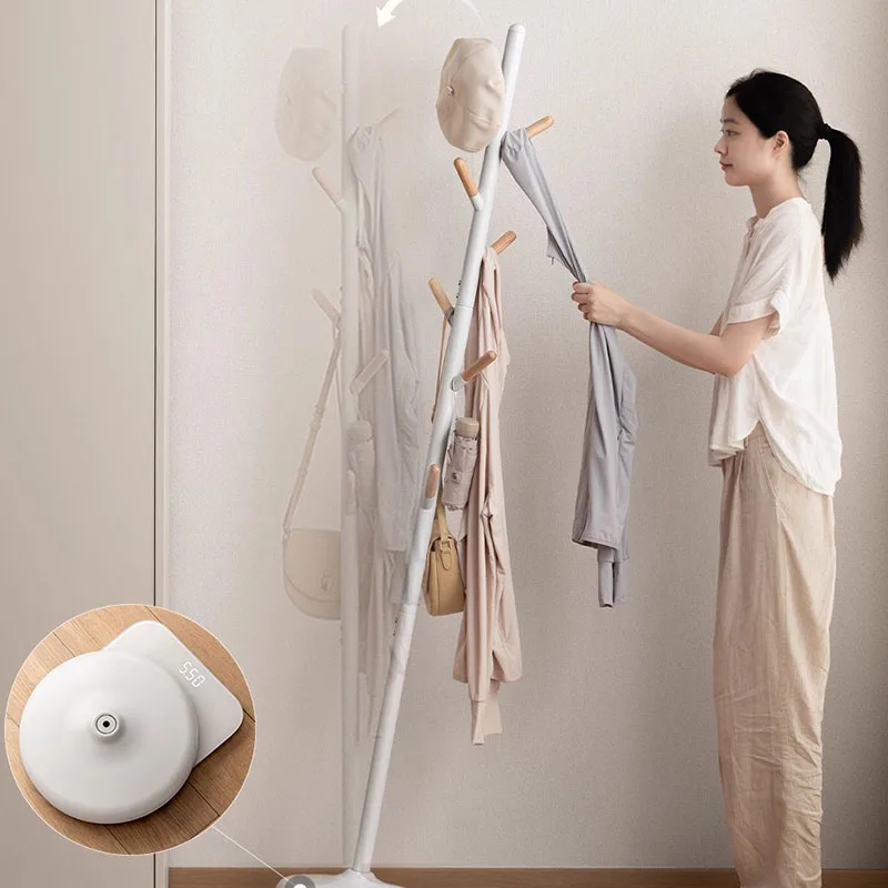 عرض رفوف معطف الأرضية الدائمة تخزين الملابس توفير المساحة مفتوحة فاخرة المنظم معطف رفوف معلقة Perchero أثاث المنزل