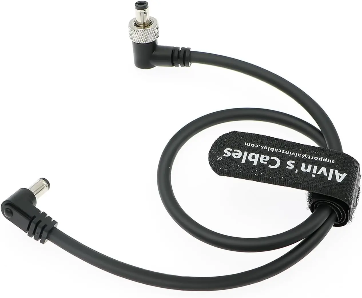 Alvin's Cables Right Angle DC to Locking DC Power Cable for SmallHD 702, Atomos Ninja V, Video Devices PIX-E7 PIX-E5 Monitor,Hol