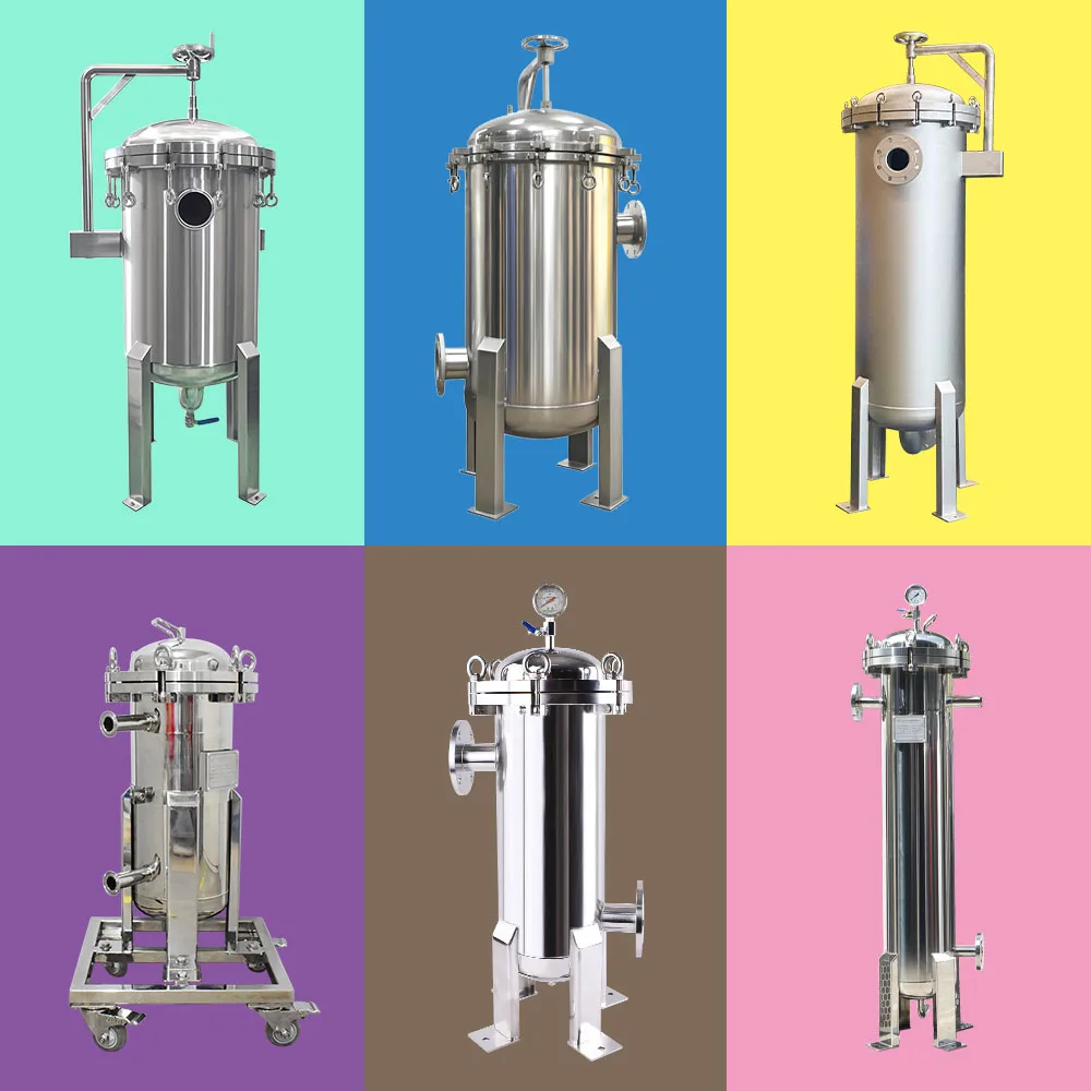 New food grade 5 micron filter element aseptic mesh filter 20 inch industrial water sanitary grade 304 stainless steel bag