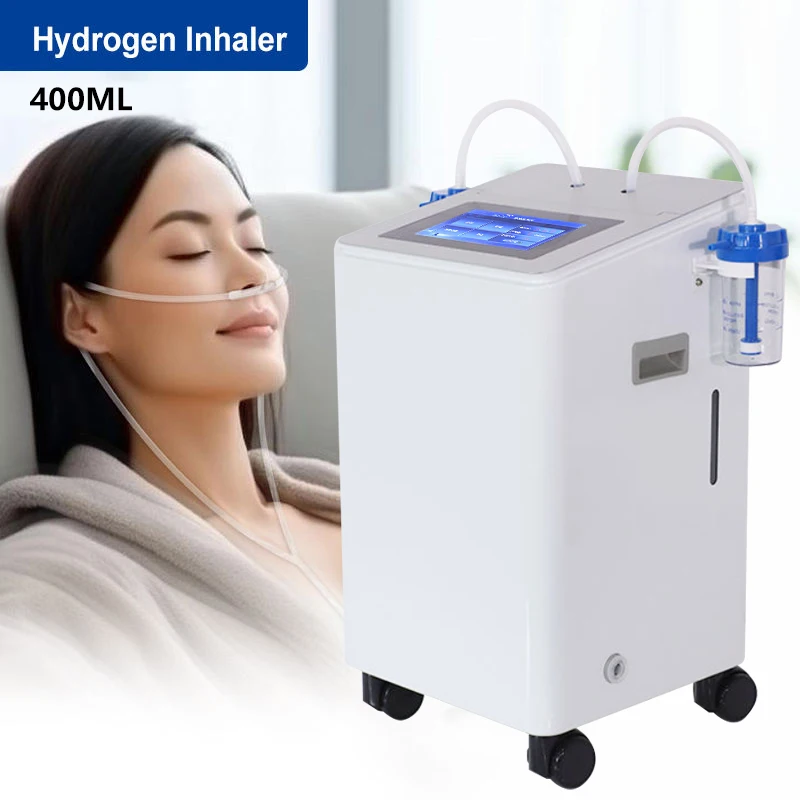 

Medical Hydrogen Inhalation Machine Quiet 99.99% Purity H2 Hydrogen Water Generator 400ml/min for Home Inhalation Water Ionizer