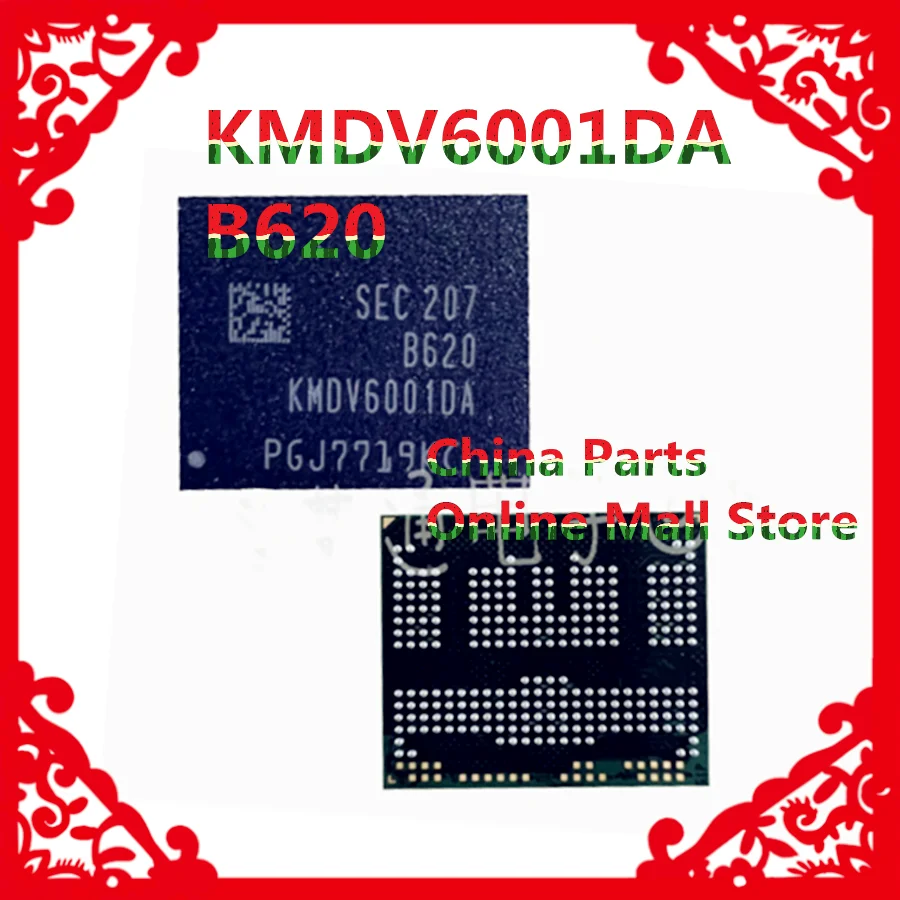 KM5V7001DM-B621 Km5v7001dm Emmc Emcp Ufs 128Gb Emmc Bga254 Nand Flash Geheugen Ic Chip Gesoldeerde Bal