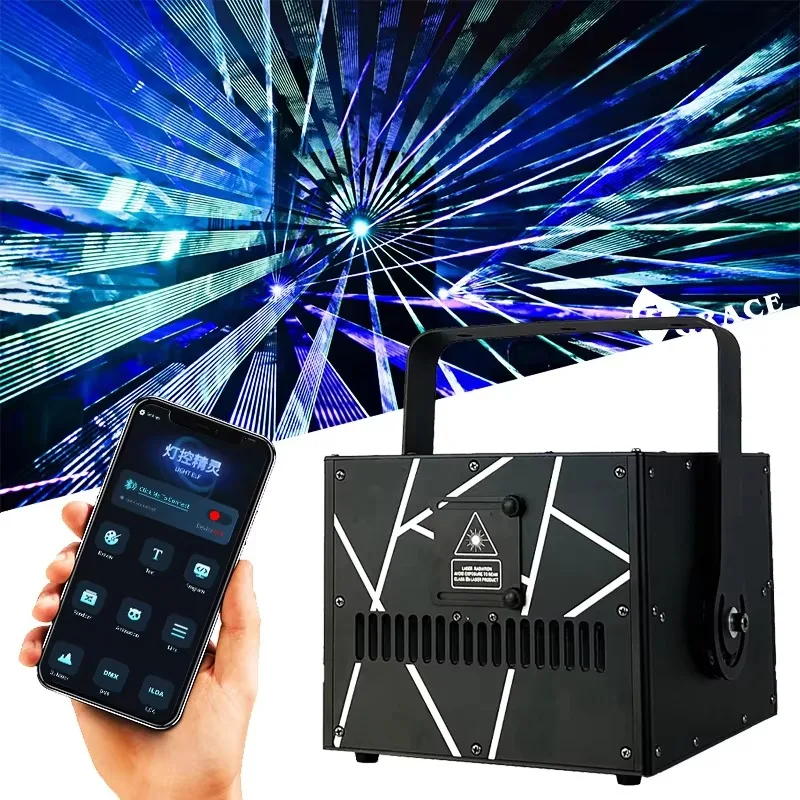 

10W Application Control Dj Nightclub Laser Disco Party Show Projector Stage Lights