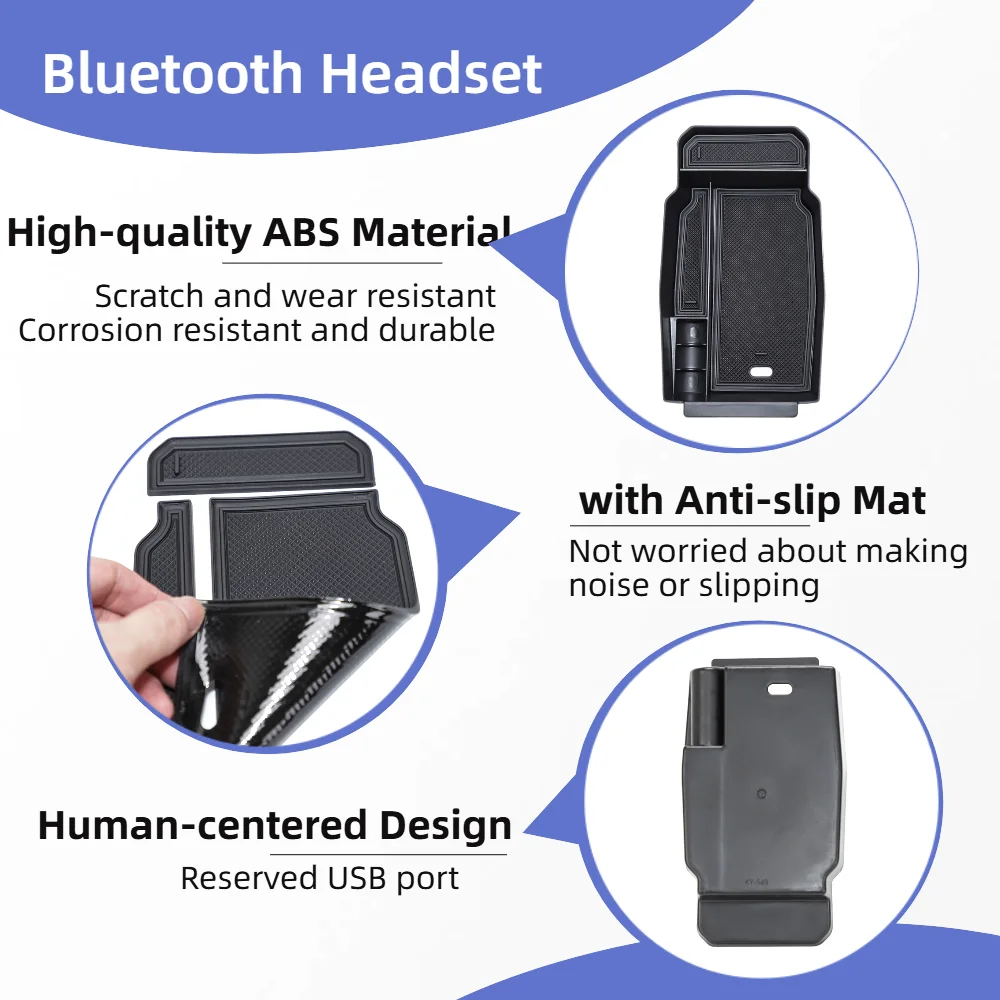 Car Armrest Storage Box Center Console Organizer Container Tray Cup Hodel for Mazda CX50 2023 2024 2025 2026 Interor Accessories