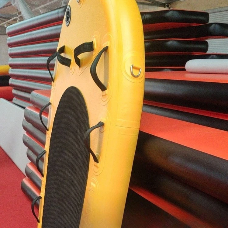 Snow and ice rescue flotation board, portable ice and water skateboard